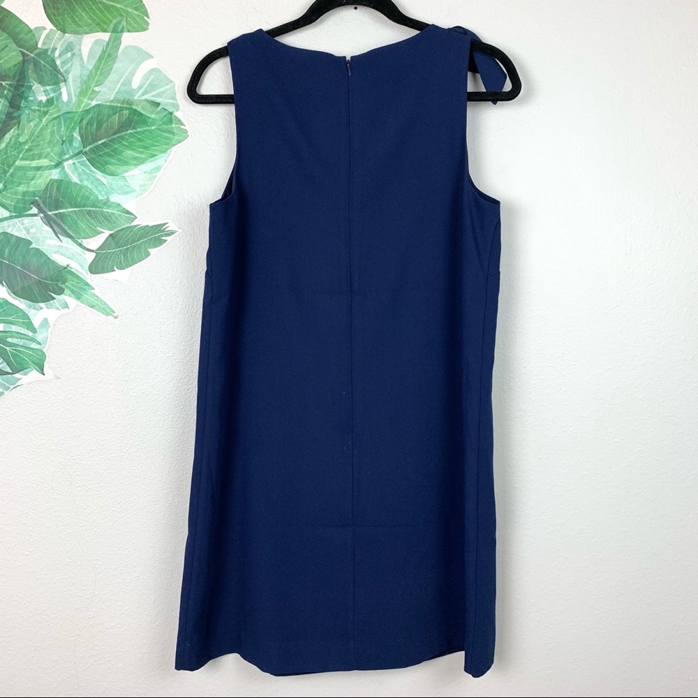 Lilly Pulitzer Navy Blue Mini Dress with White Embroidery - Picture 7 of 8